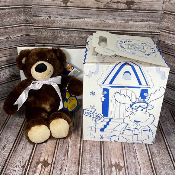 Build-A-Bear Other - BUILD-A-BEAR BABW Lil Chocolate Cub Brown Bear Stuffed Animal Complete NIB NEW